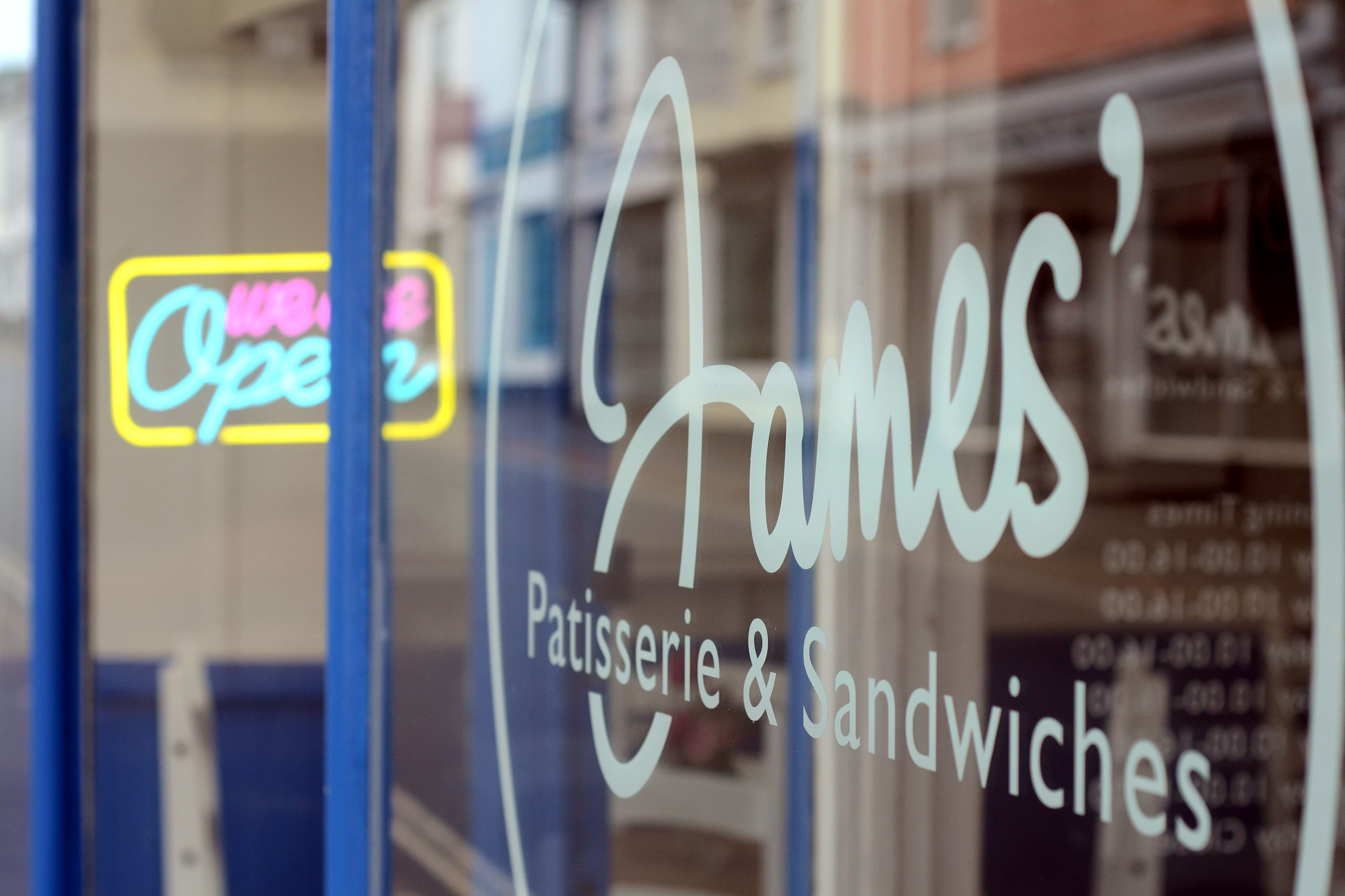Hbn james patisserie signage